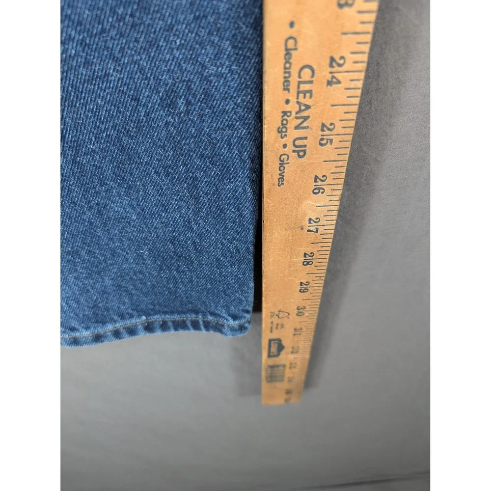 Wrangler Authentics Mens Regular Fit Straight‎ Leg Blue Denim Jeans 30x32
